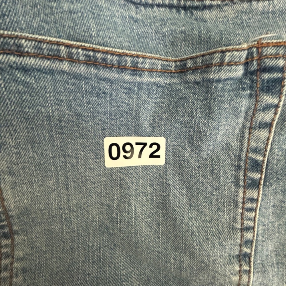 Harbor Bay‎ Mens Blue Denim Shorts Size 48 Continuous Comfort Waistband Stretch - Picture 8 of 8
